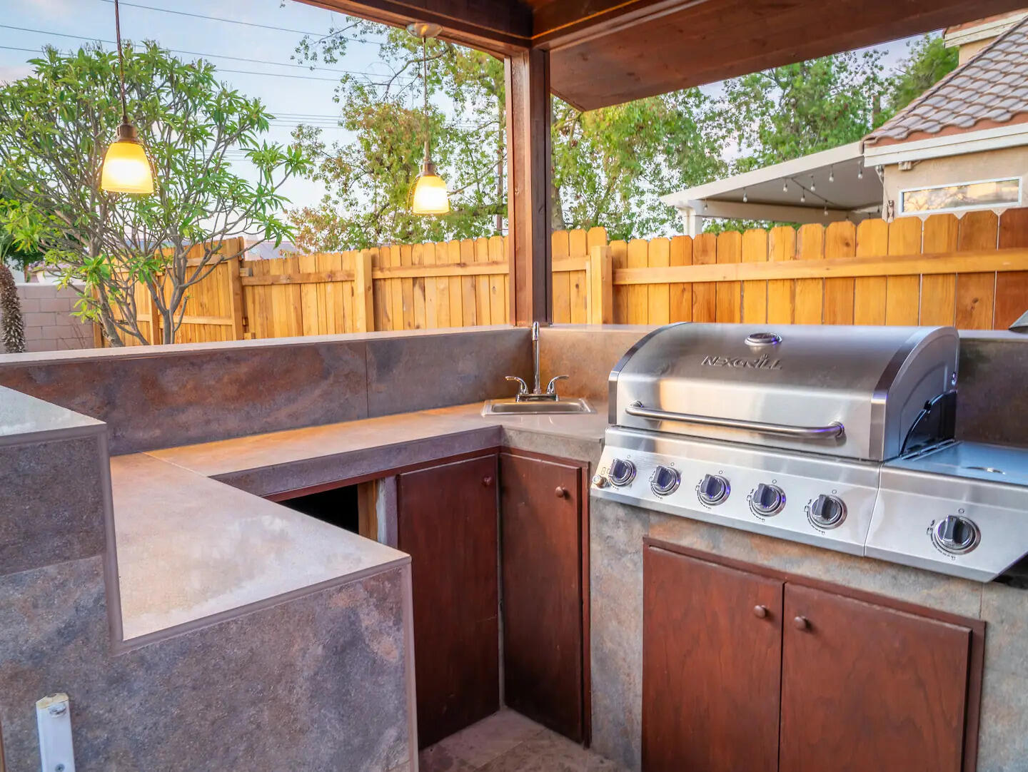 81032 Red Bluff Road Indio, CA 92201 - Photo 26 of 33 a kitchen with a stove a sink and a next to a window
