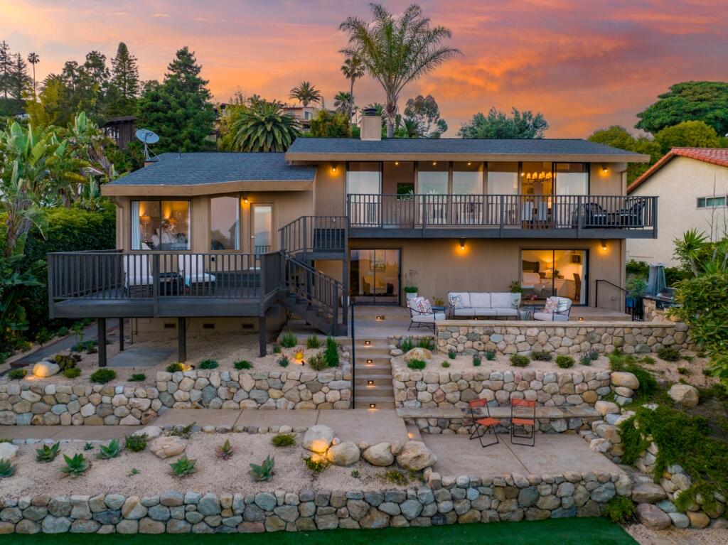 624 Las Alturas Road Santa Barbara, CA 93103 - Photo 2 of 28 Rear Elevation