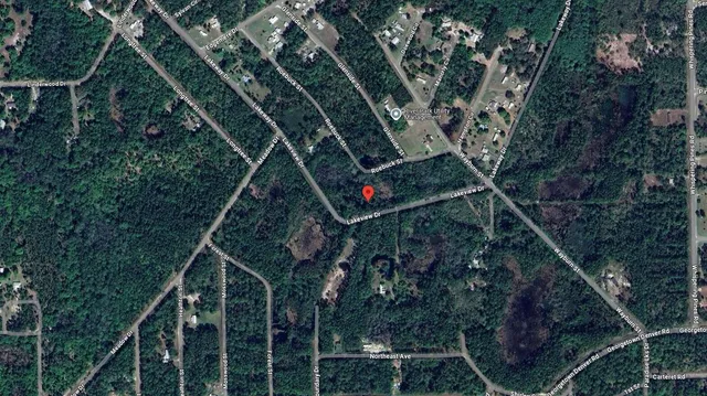 a bird view of a house