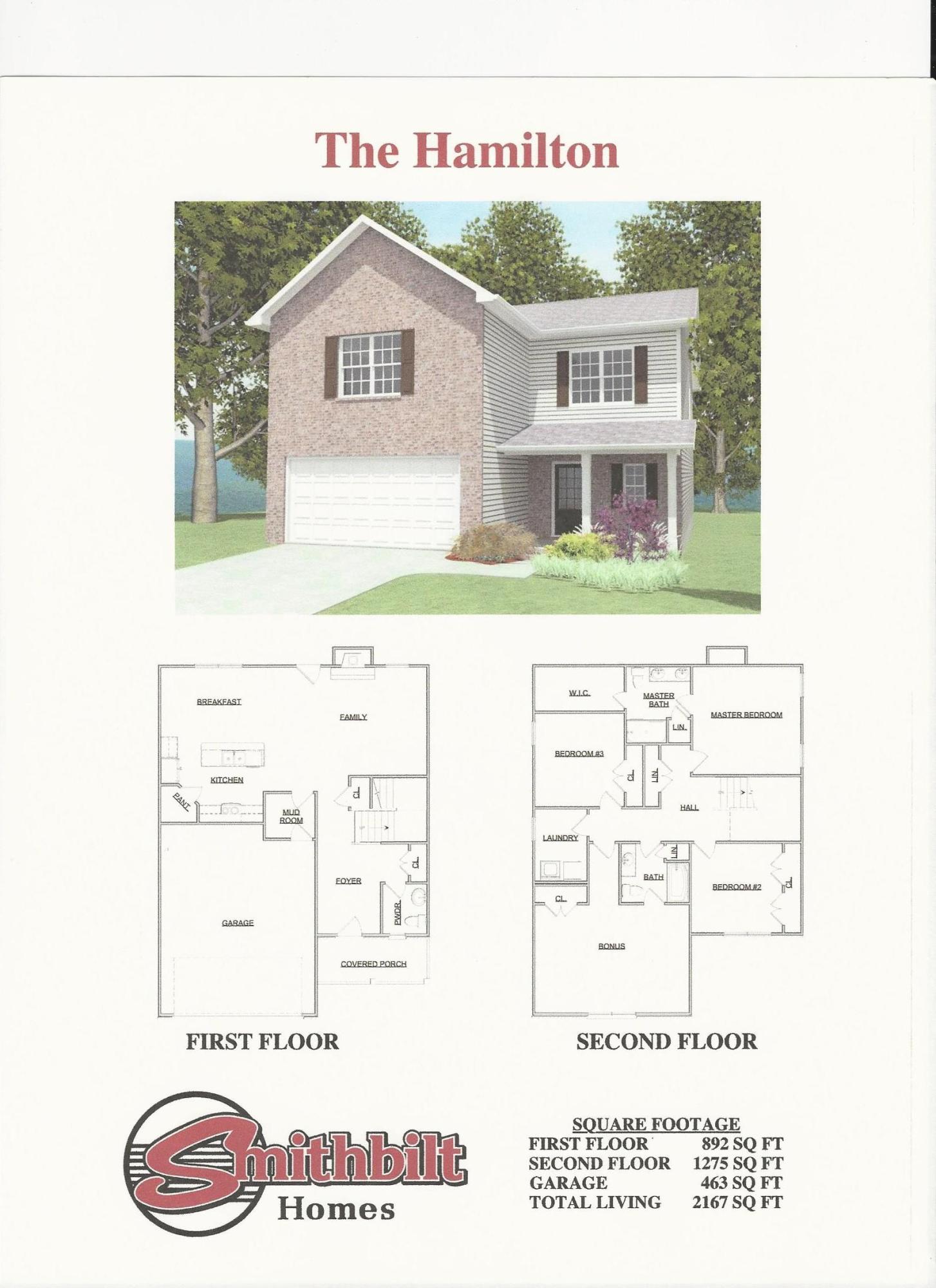 7629 Dupree Road Knoxville, TN 37920 - Photo 1 of 1 Hamilton floor plan