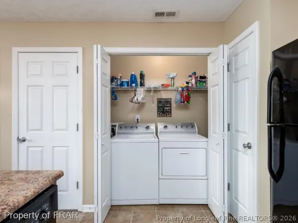 a room with storage and utility