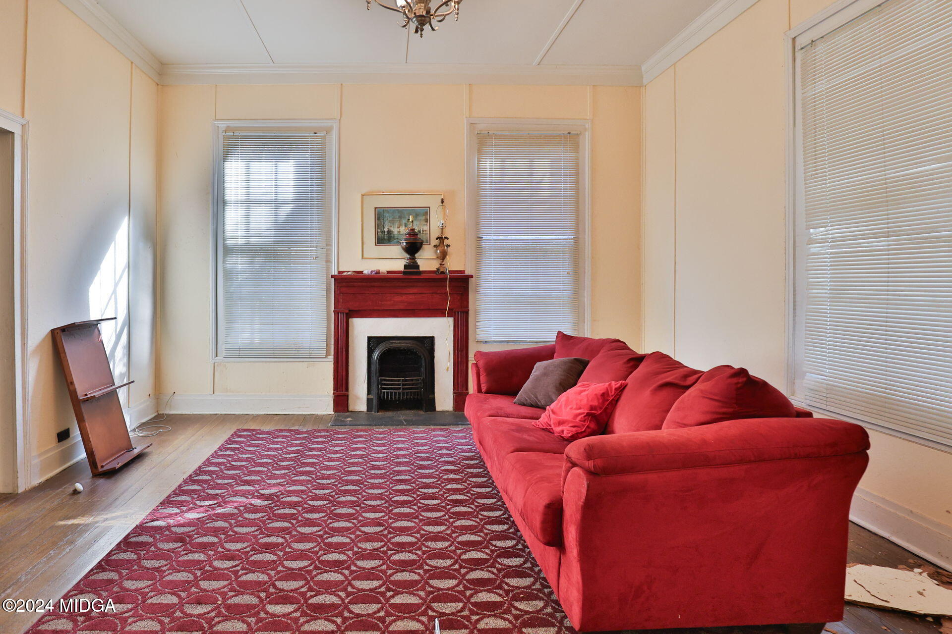 100 Minor Avenue Montezuma, GA 31063 - Photo 14 of 19 a living room with furniture and a fireplace