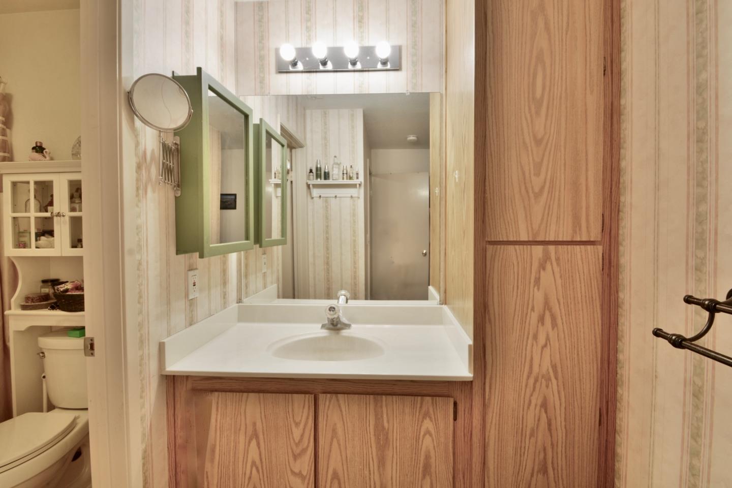 738 Natalie Drive Morgan Hill, CA 95037 - Photo 23 of 37 a bathroom with a sink and a mirror