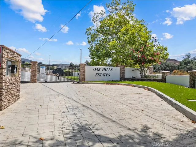 a view of a swimming pool with a bench