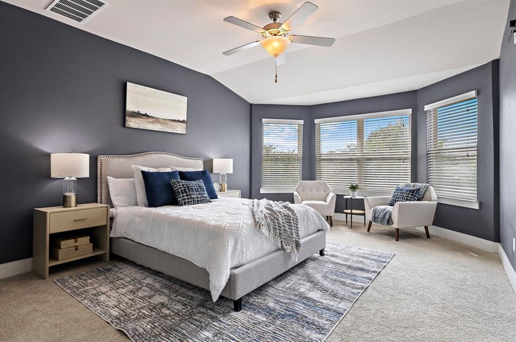 3605 Talladega Trace Austin, TX 78728 - Photo 16 of 27 a bedroom with a bed and a couch