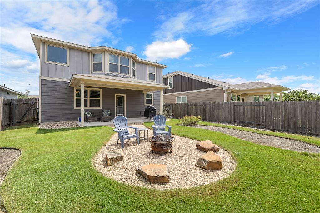 3605 Talladega Trace Austin, TX 78728 - Photo 24 of 27 a view of a house with backyard sitting area and garden