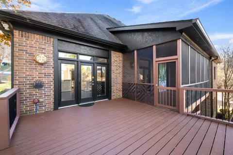 a view of a house with wooden floor