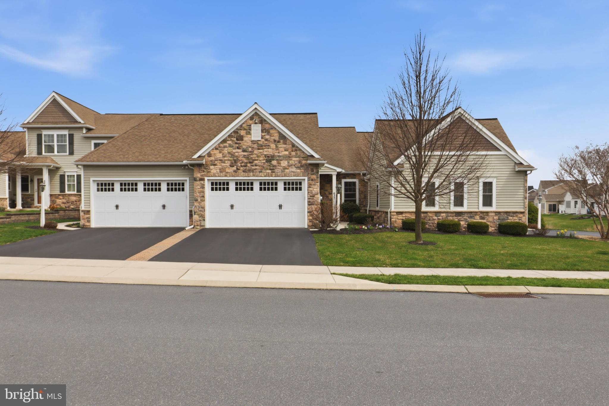 637 Lititz Reserve Lane Lititz, PA 17543 - Photo 24 of 31 front view of house with a yard