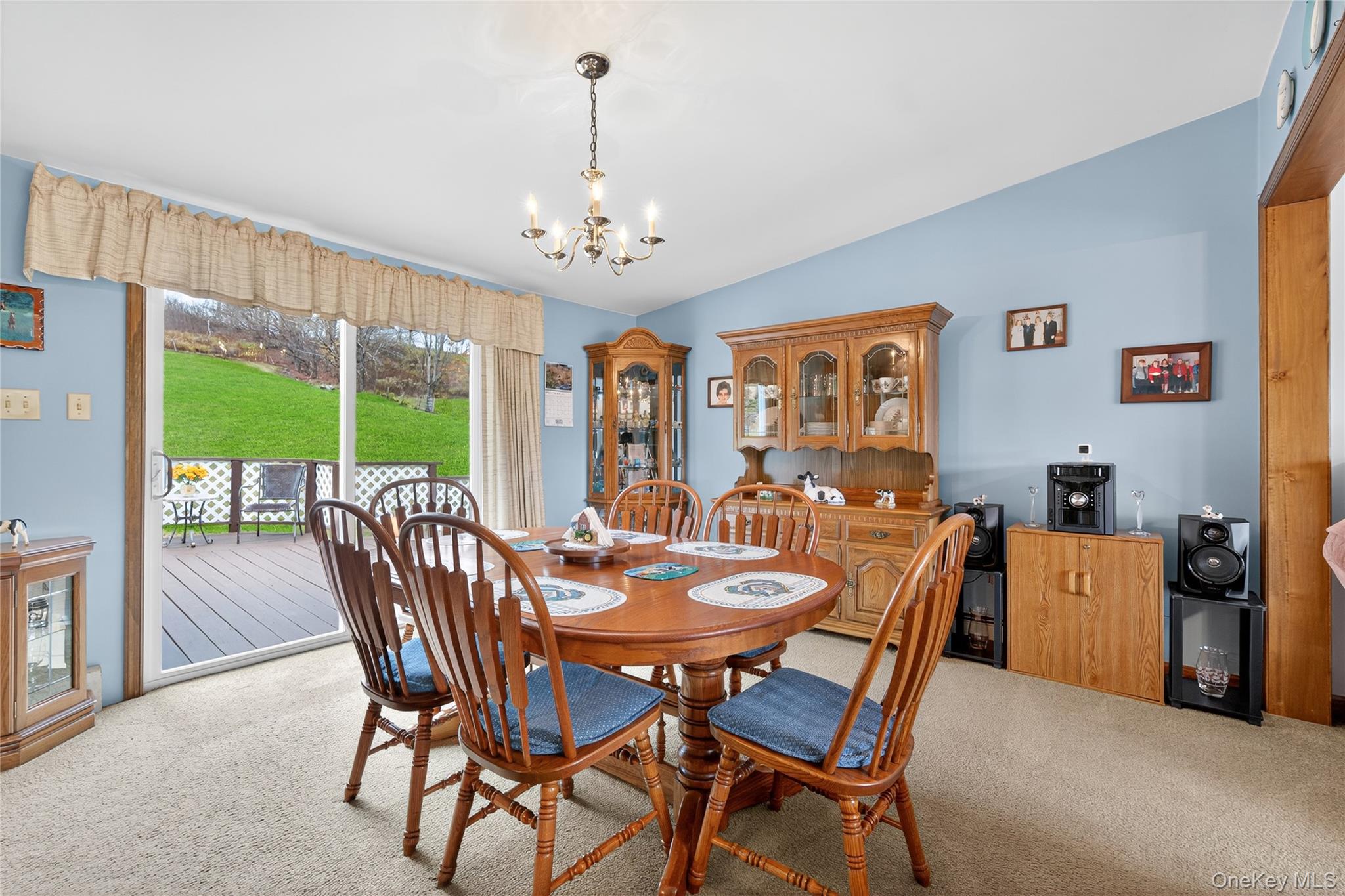 812 Obernberg Road North Branch, NY 12766 - Photo 14 of 43 a view of a dining room with furniture window and outside view