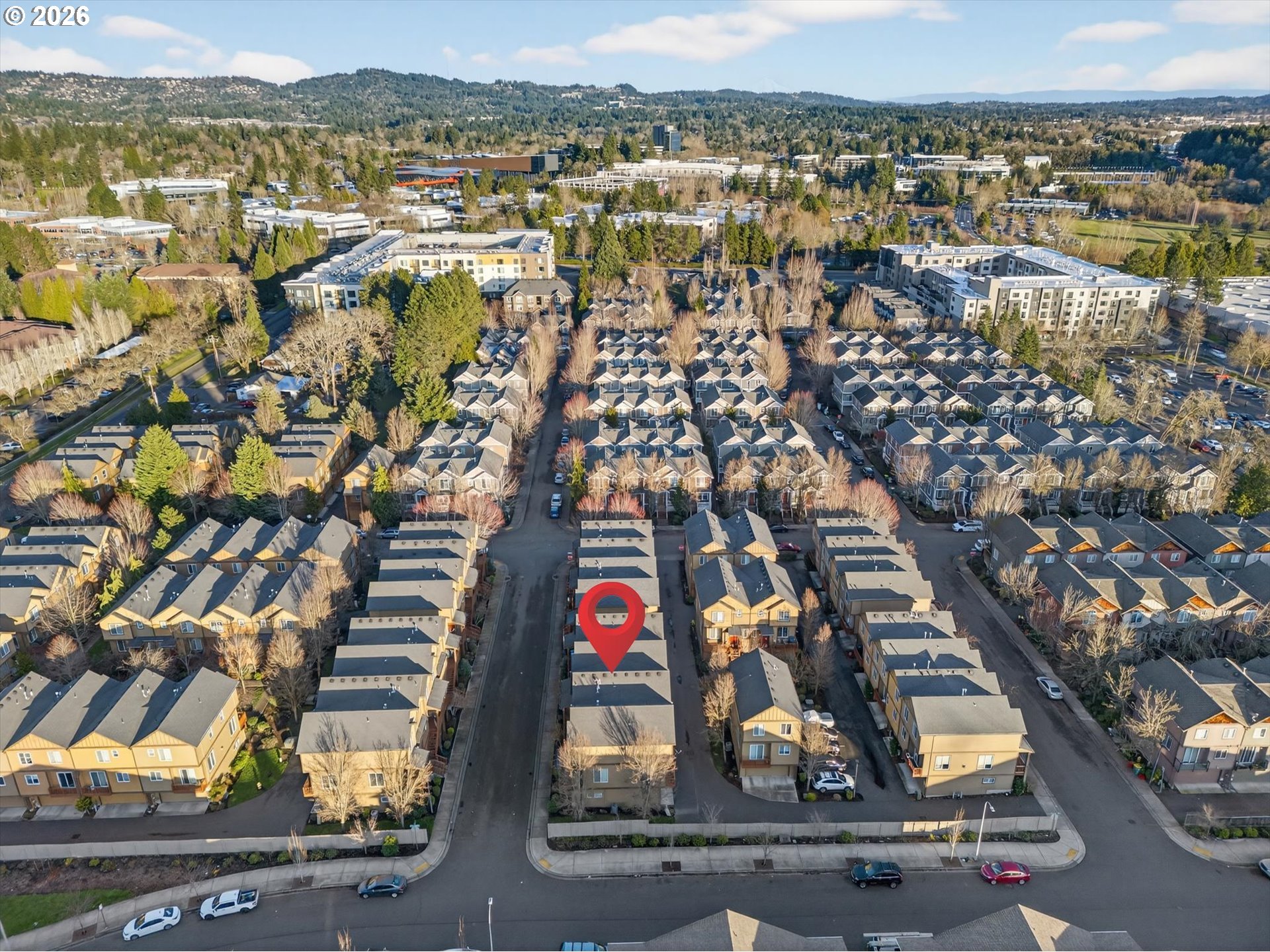 16260 Southwest Mason Lane Beaverton, OR 97006 - Photo 39 of 41 an aerial view of residential houses with yard