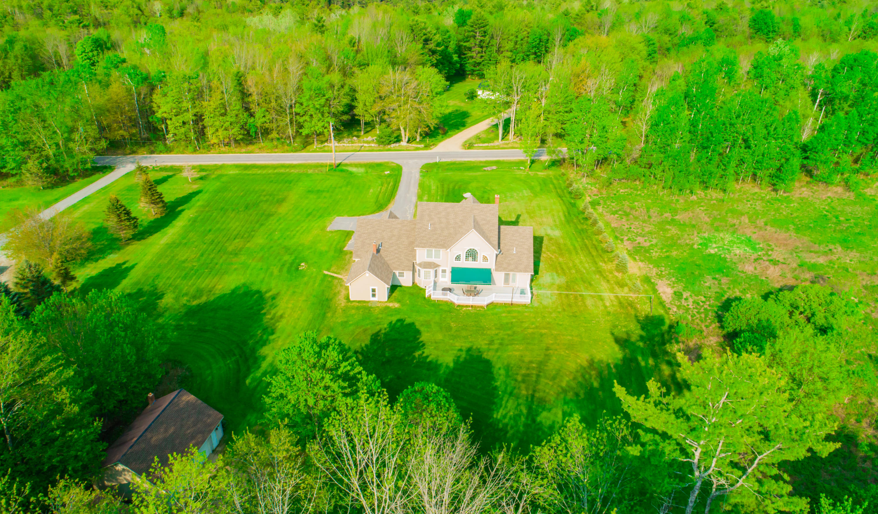 68 Townsend Road Hebron, ME 04238 - Photo 94 of 99 68 Townsend Road Aerial-7