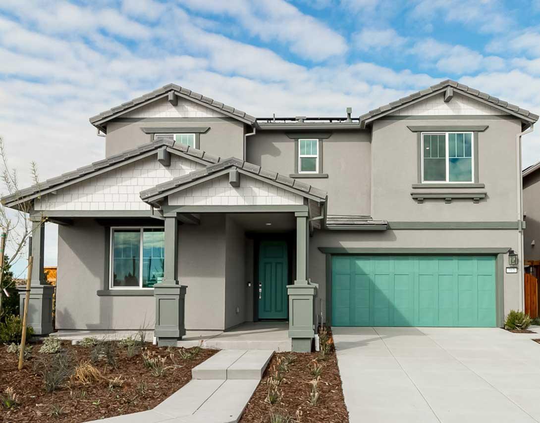 312 West Pasqua Glen Mountain House, CA 95391 - Photo 1 of 16 a front view of a house with a garden and yard
