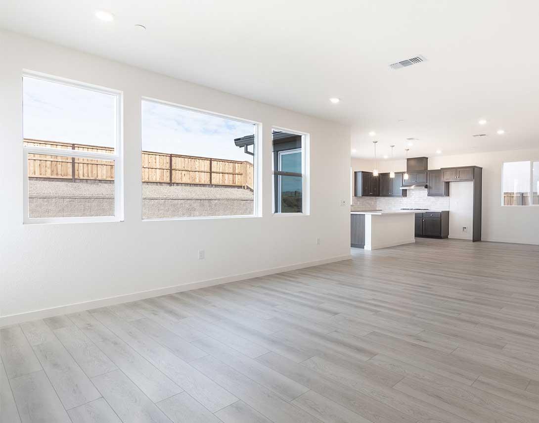 312 West Pasqua Glen Mountain House, CA 95391 - Photo 5 of 16 a view of a kitchen and an empty room with a window