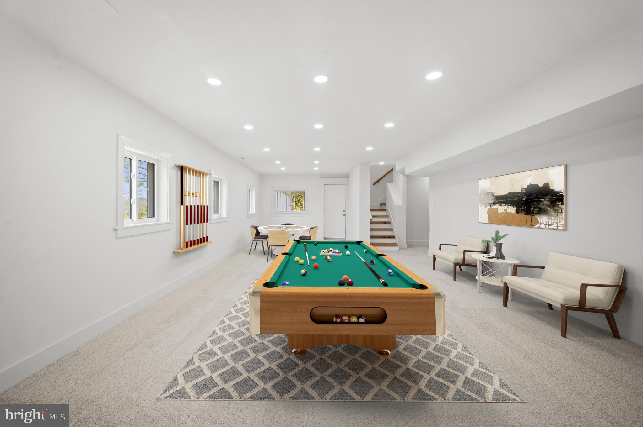 4117 Crow Rock Road Myersville, MD 21773 - Photo 46 of 97 a living room with furniture and a flat screen tv