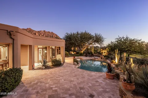 a front view of a house with shower