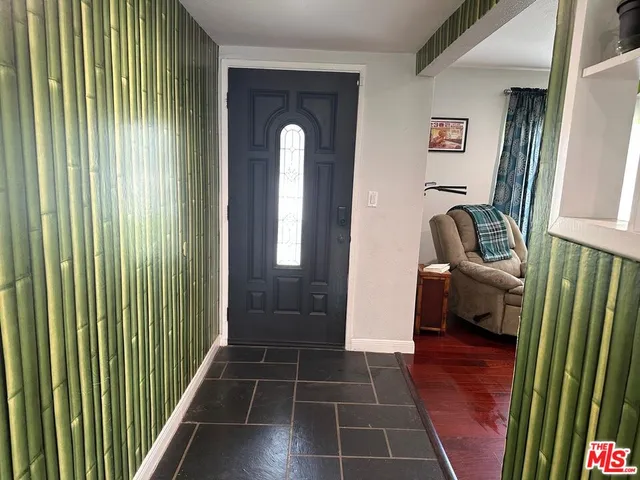 a view of a closet area