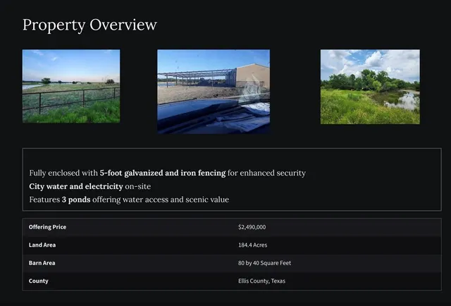 $2,490,000 | 8039 Highway 34, Italy, TX 76651