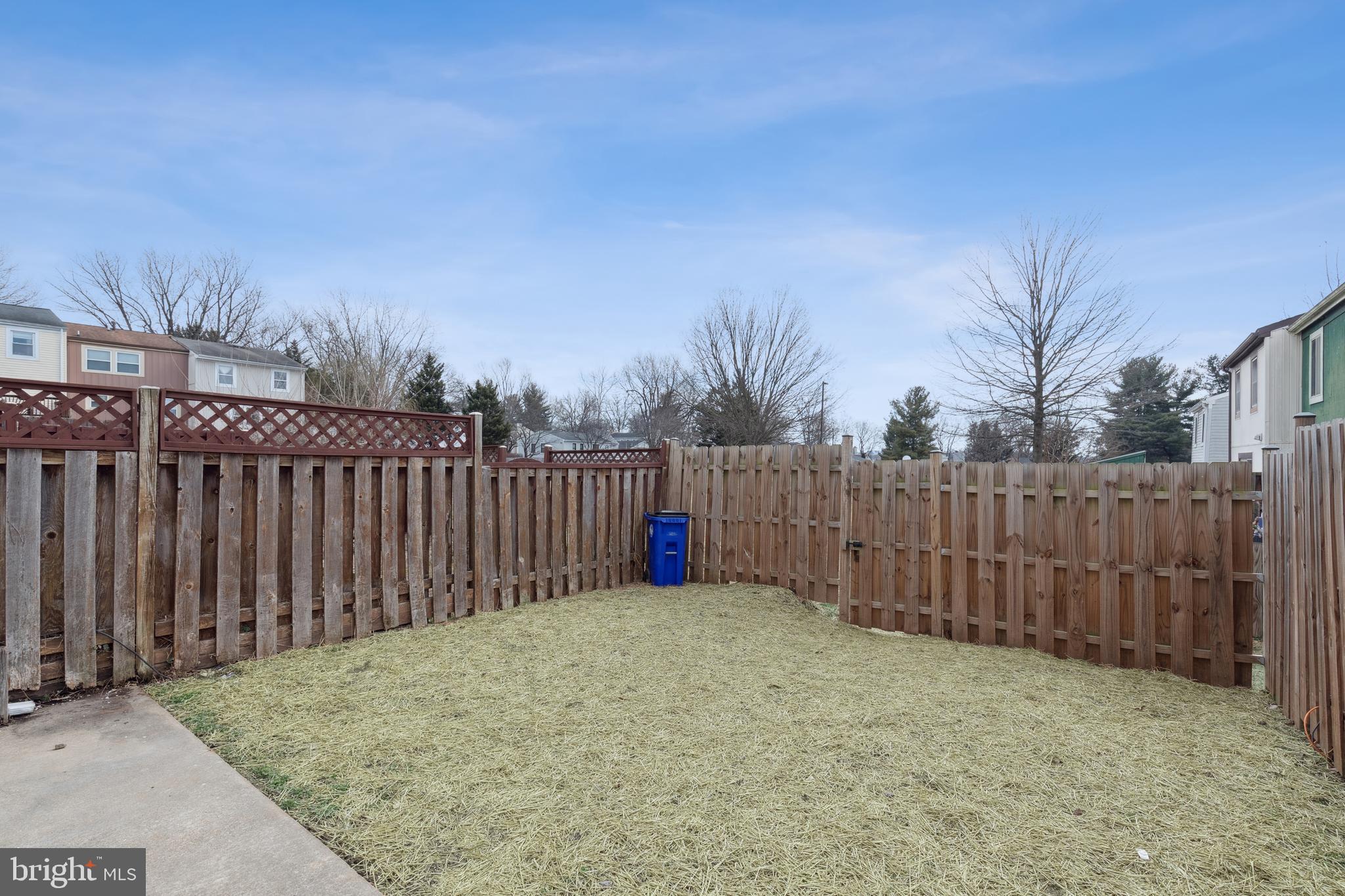 8737 Inquiry Court Walkersville, MD 21793 - Photo 55 of 56 a view of a backyard with wooden fence