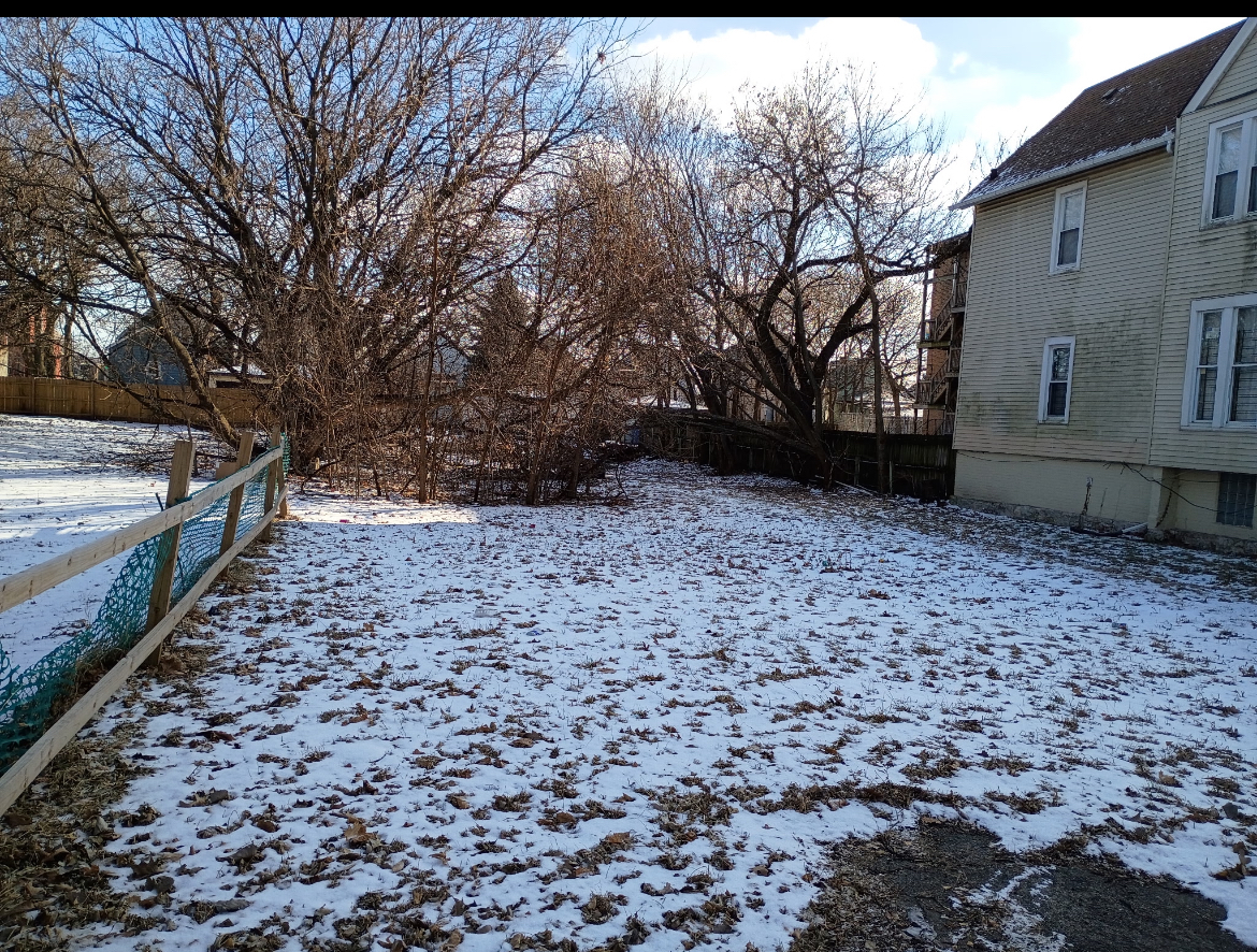6719 South Perry Avenue Chicago, IL 60621 - Photo 3 of 4 a view of a backyard of the house