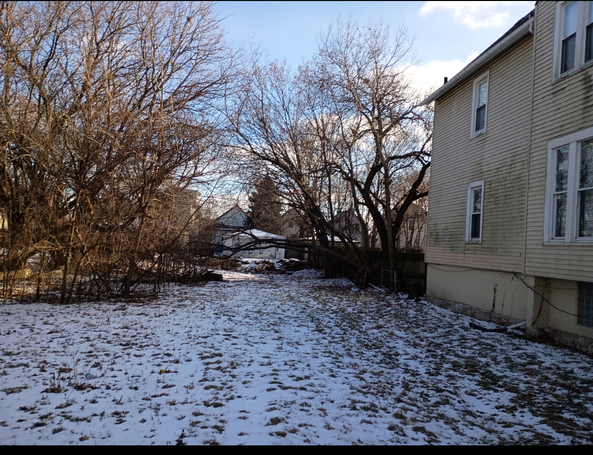 6719 South Perry Avenue Chicago, IL 60621 - Photo 4 of 4 a backyard of a house with lots of green space