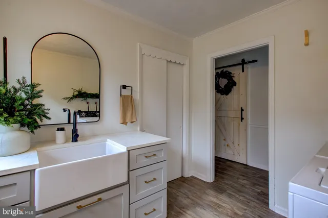 a view of storage and utility room