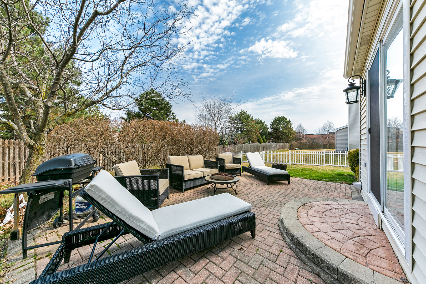 420 Butterfly Road Bolingbrook, IL 60490 - Photo 26 of 29 a view of a couches in the patio with a yard