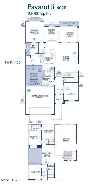 1642 West Red Bird Road Phoenix, AZ 85085 - Photo 9 of 9 Floor Plan
