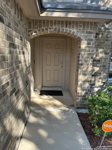 a view of a house with a door