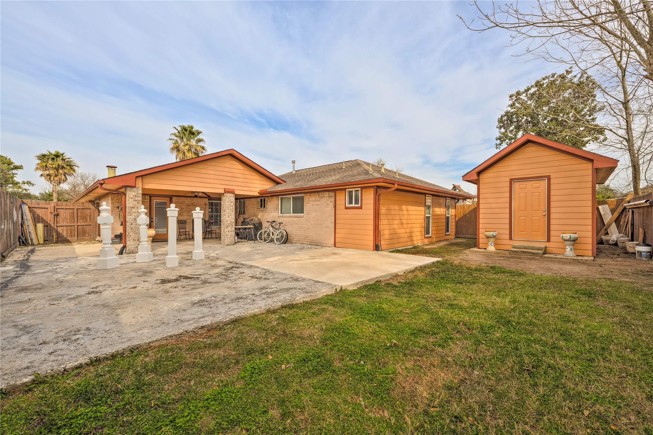 4110 Anice Street Houston, TX 77039 - Photo 23 of 29 a front view of a house with a yard