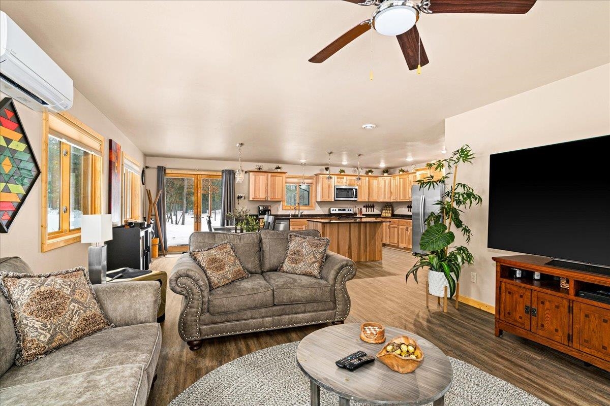 11411 West 3rd Street Solon Springs, WI 54873 - Photo 11 of 33 The Living Room includes an A/C Mini-Split