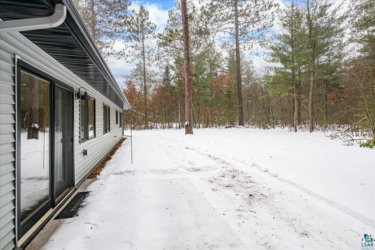 11411 South 3rd Street East Solon Springs, WI 54873 - Photo 29 of 40 is the heavily wooded lot with tall whispering Pines.