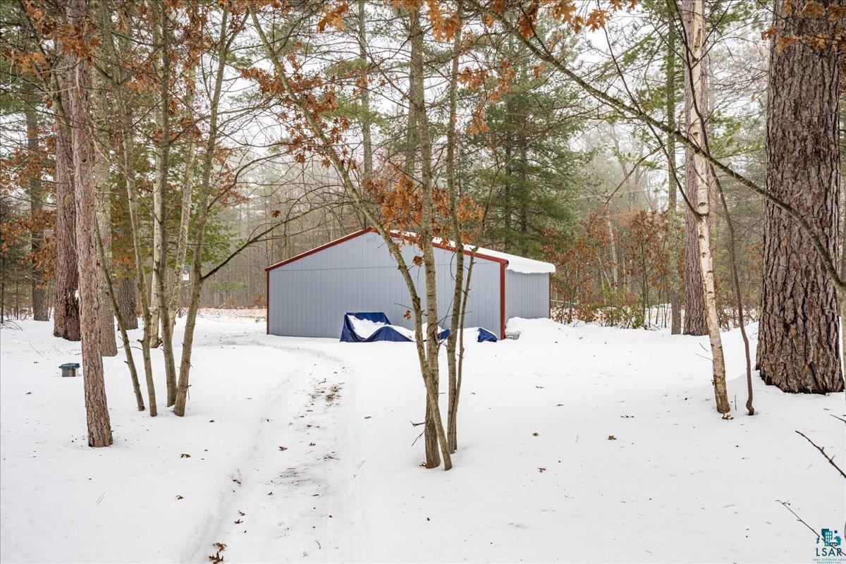 11411 South 3rd Street East Solon Springs, WI 54873 - Photo 35 of 40 Storage Shed Back View