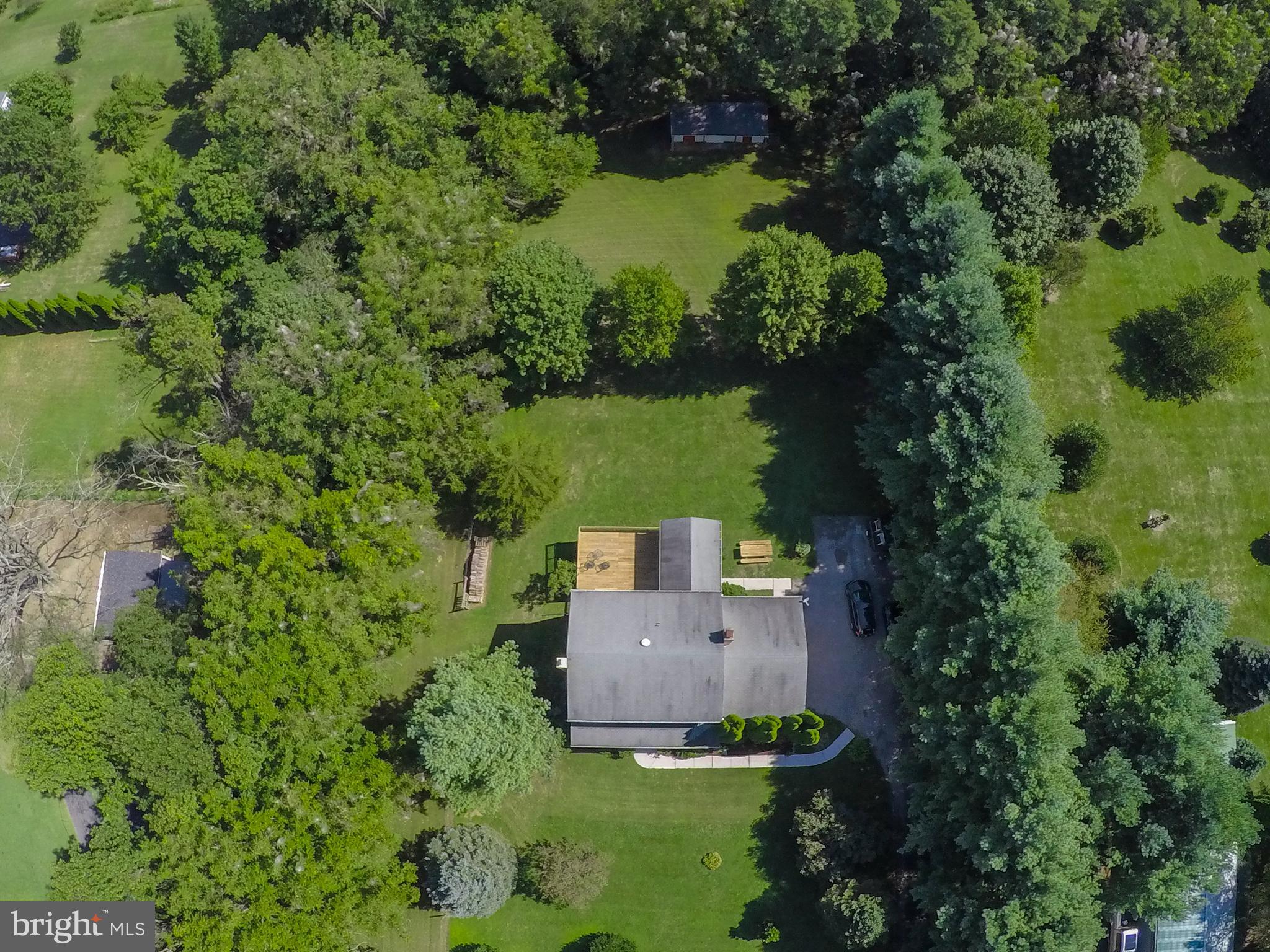 5327 Broadway Road White Hall, MD 21161 - Photo 39 of 49 Overview of house and part of both pastures