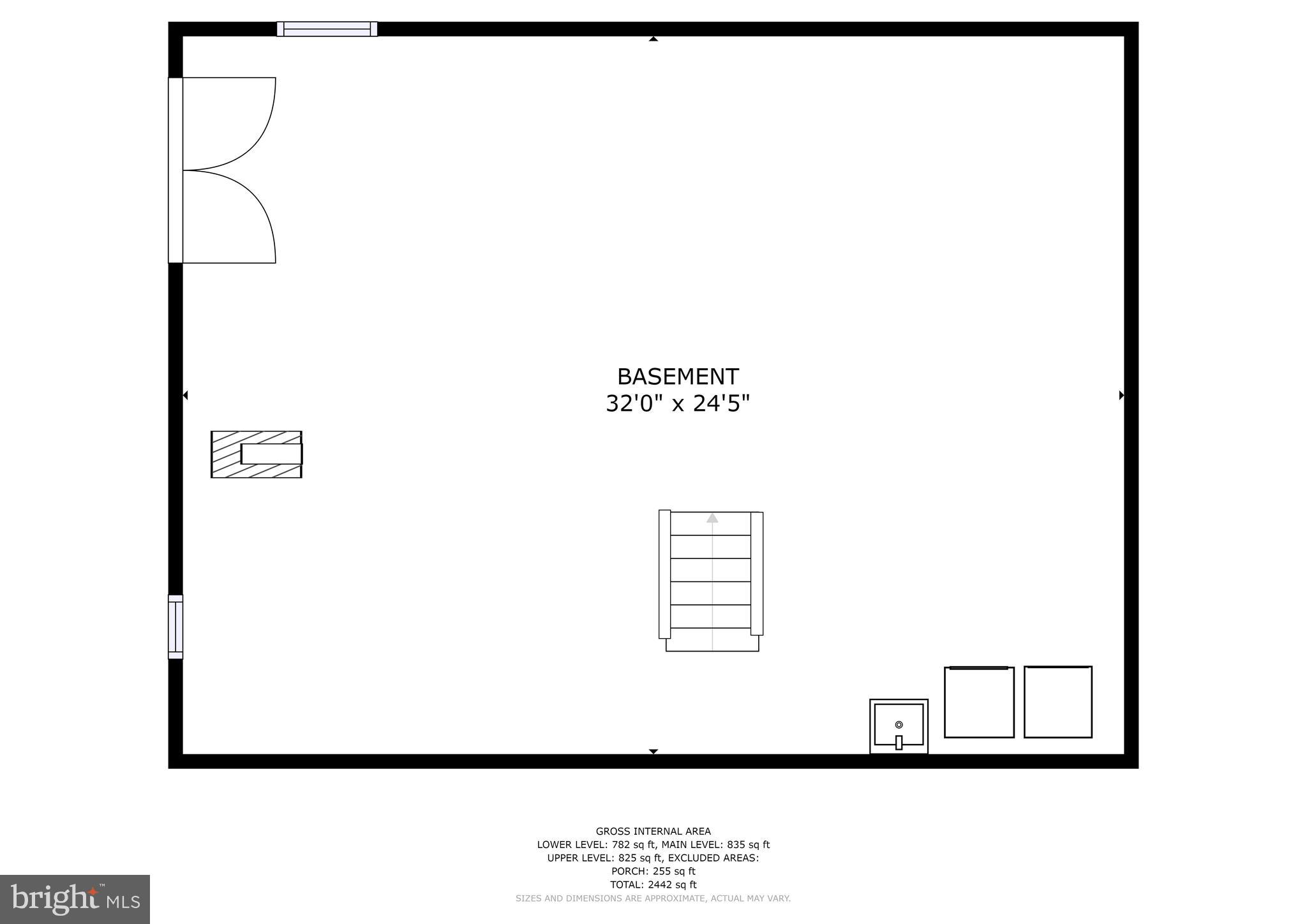 5327 Broadway Road White Hall, MD 21161 - Photo 48 of 49 Lower Level Floor Plan