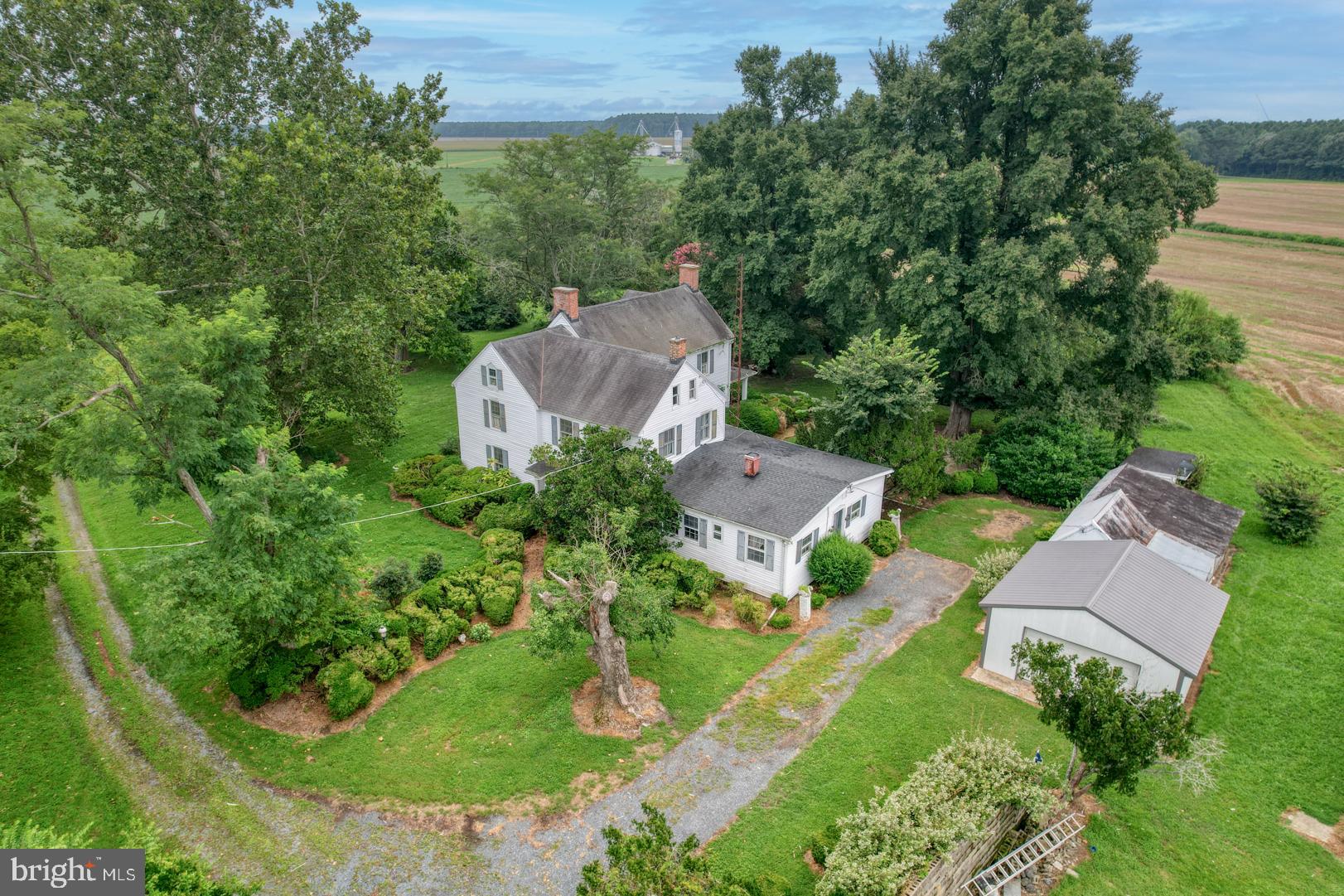 2238 Pig Neck Road Cambridge, MD 21613 - Photo 3 of 31 an aerial view of a house with garden space and street view