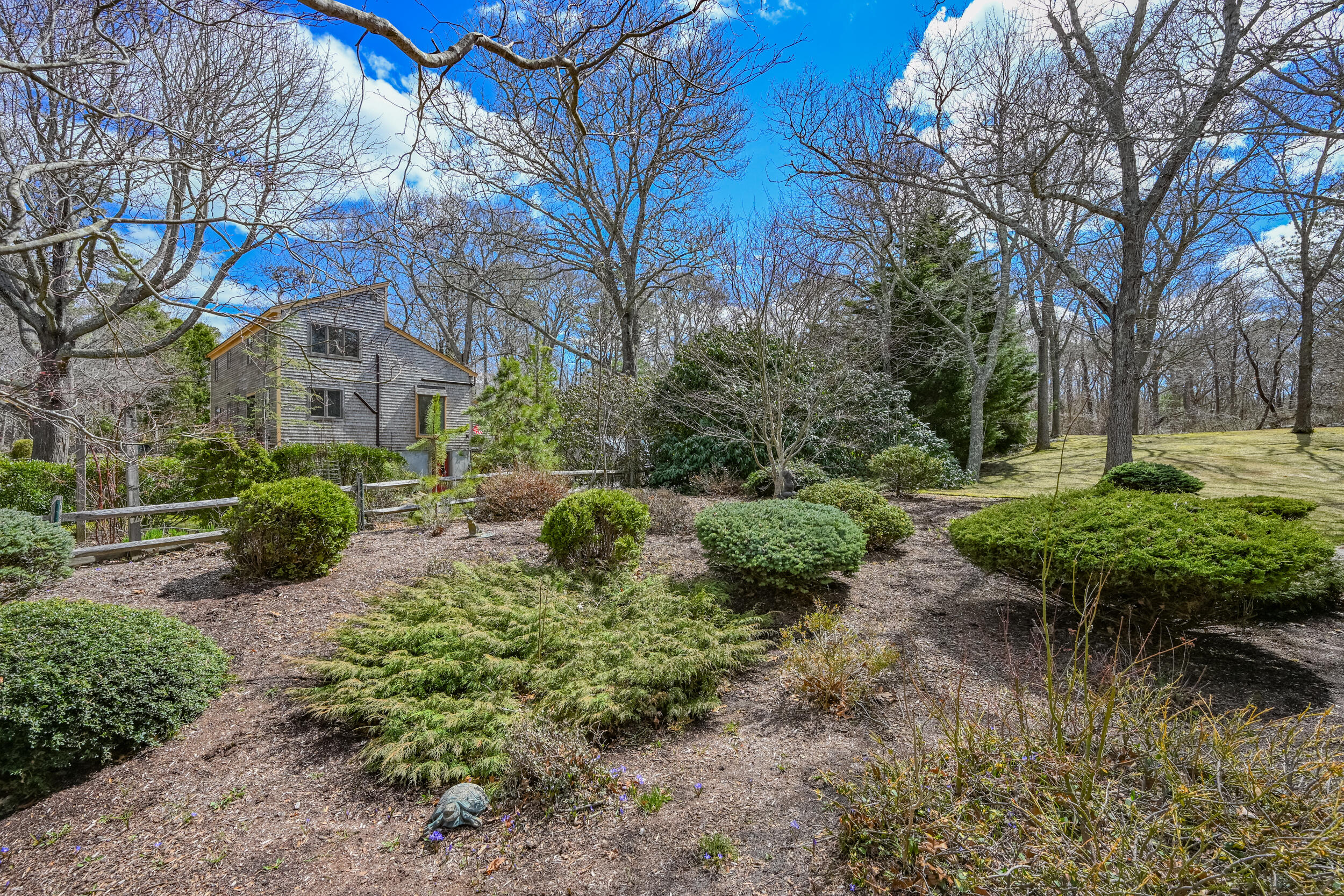 43 Sturgis Lane Barnstable, MA 02630 - Photo 61 of 70 a view of a garden with large trees