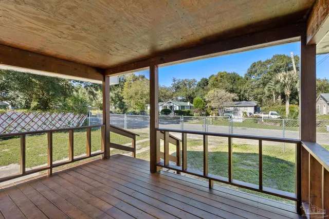 a view of lot with deck