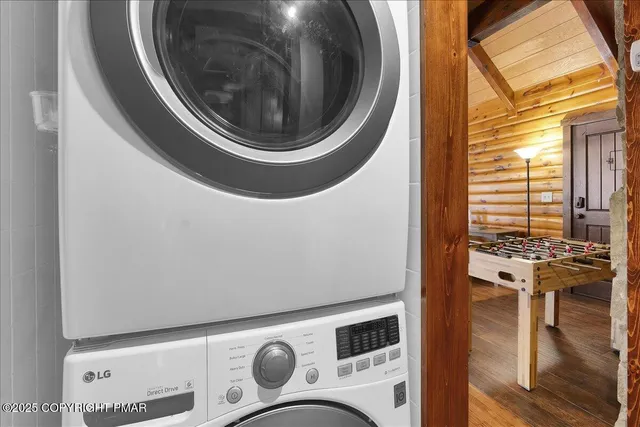 a house with trees in front of it