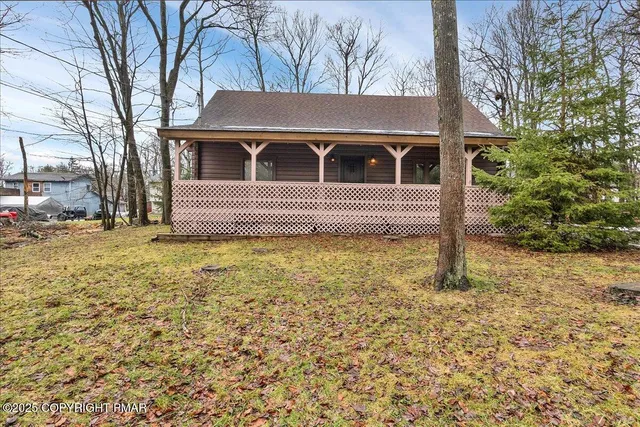 a view of outdoor space and deck