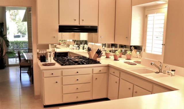 a close view of a stove top oven