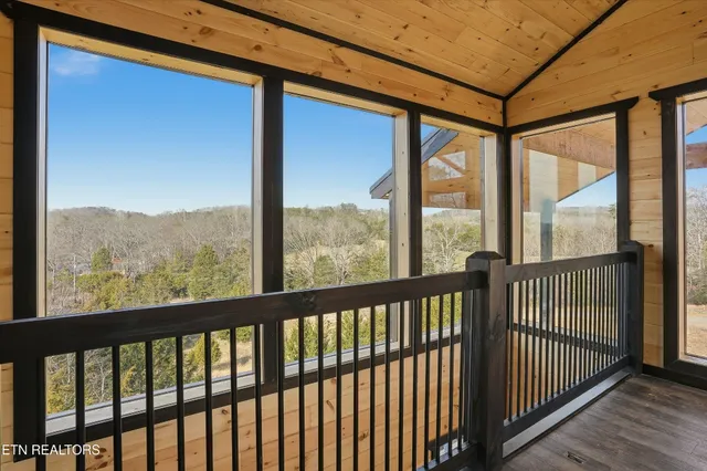 a view of an outdoor space with a lake view