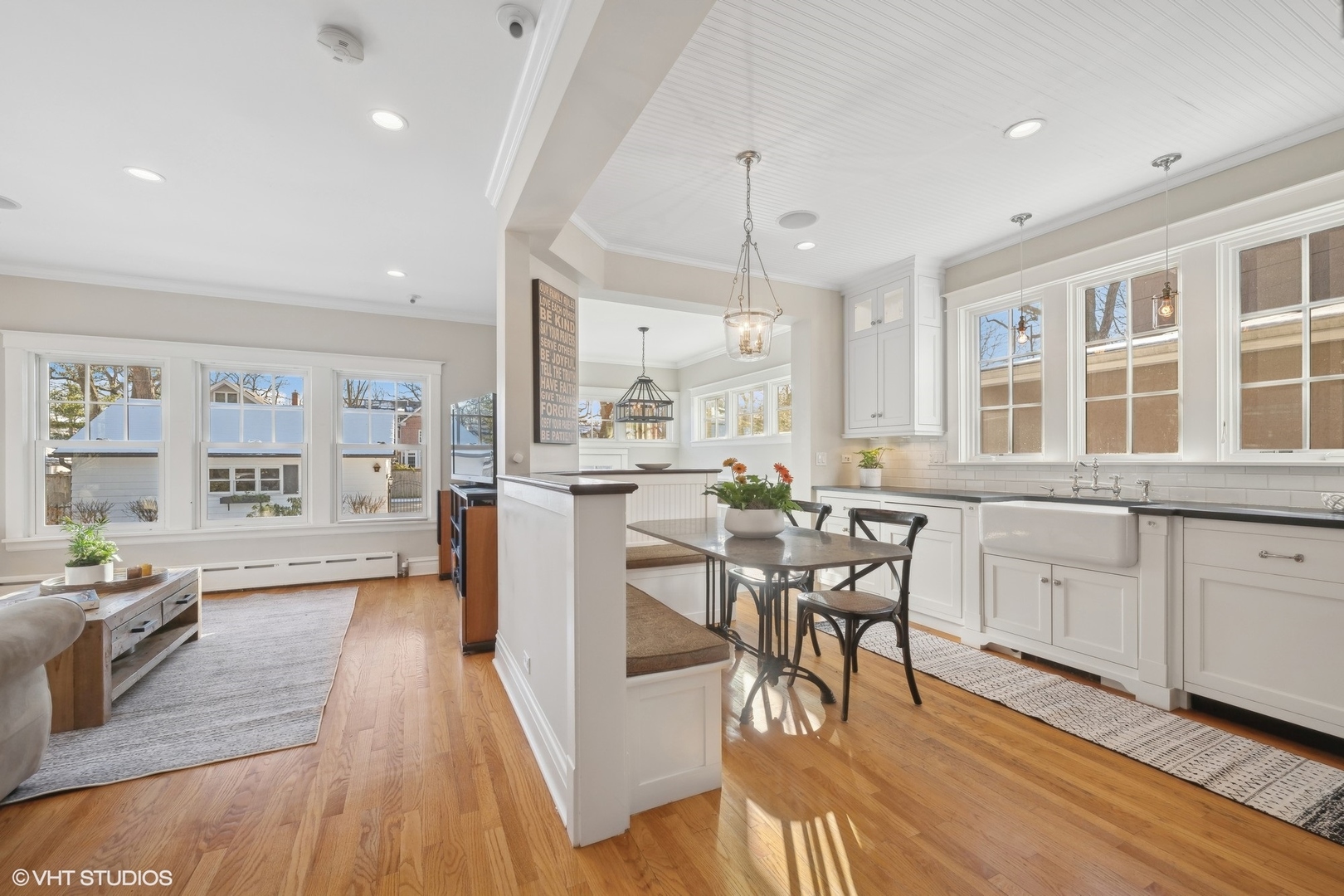 621 Maple Avenue Wilmette, IL 60091 - Photo 12 of 45 a view of a dining room with furniture window and wooden floor