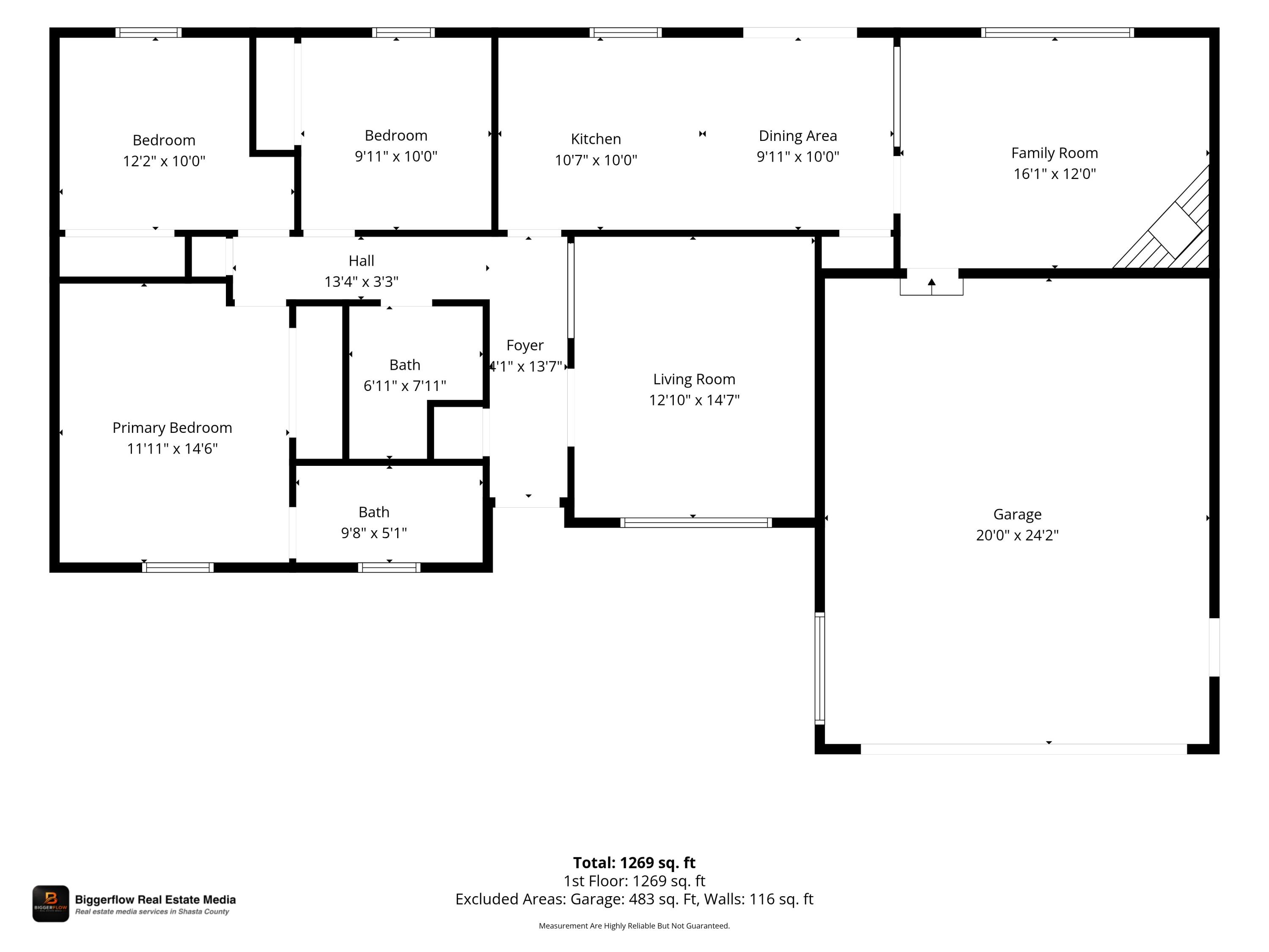 1134 Ruthie Lane Redding, CA 96002 - Photo 31 of 31 Floor plan