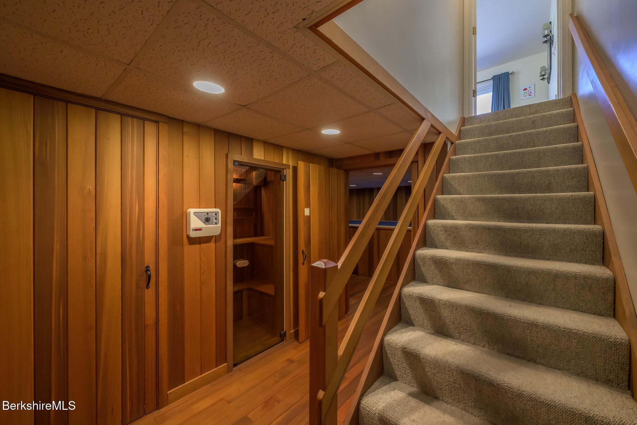 140 Beartown Mountain Road Monterey, MA 01245 - Photo 40 of 50 STAIRWAY TO THE LOWER LEVEL