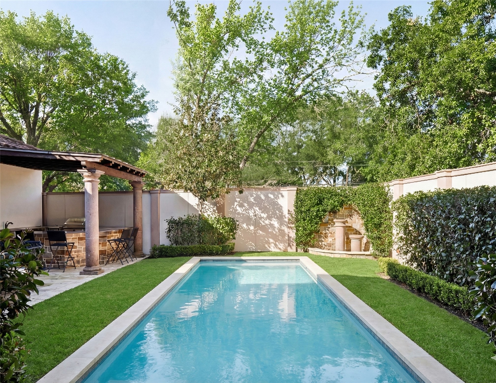 3751 Aberdeen Way Houston, TX 77025 - Photo 40 of 41 Virtual rendering of a potential future pool.