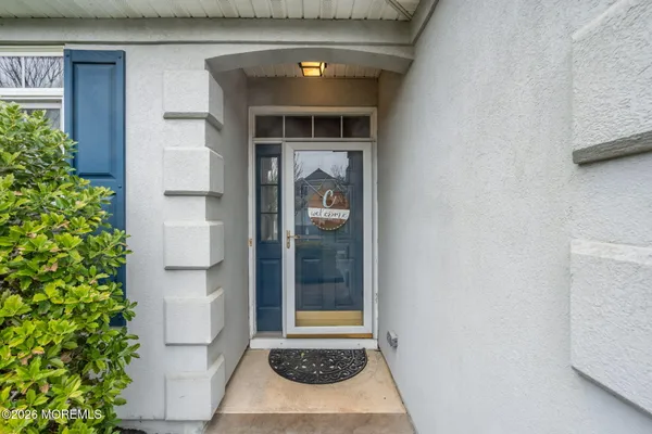 a view of front door of a house