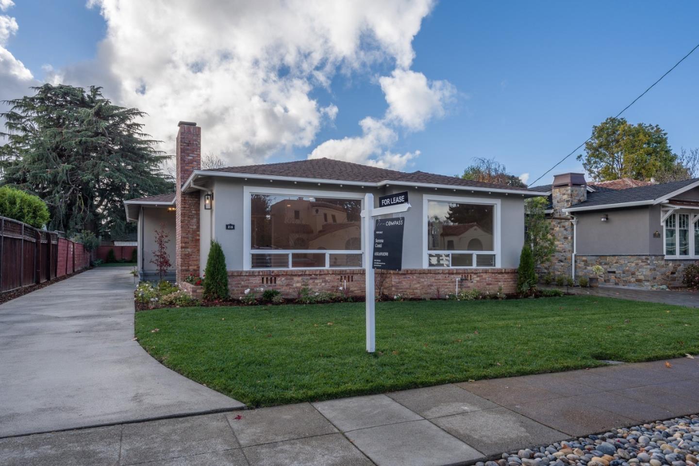 219 Bloomfield Road Burlingame, CA 94010 - Photo 1 of 1 front view of a house with a yard