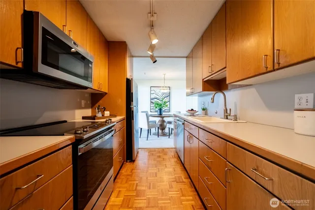a bedroom with bed and window