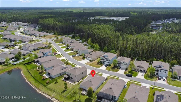 a picture of city view with lake view