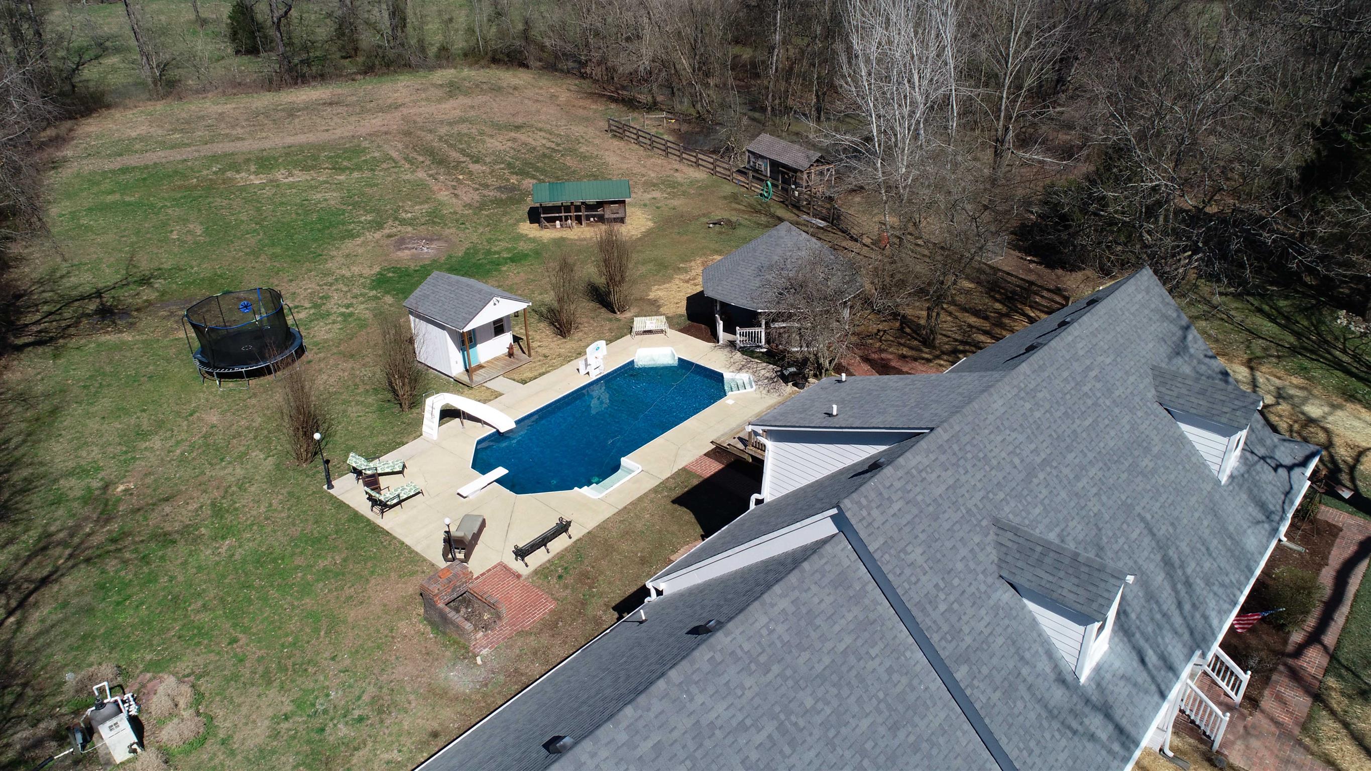 700 Baker Road Columbia, TN 38401 - Photo 27 of 30 an aerial view of house with yard